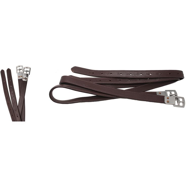 60 english equestrian tack adult padded saddle stirrup leathers 805sl03tn 60, size 60 large x 1 w, multicolor